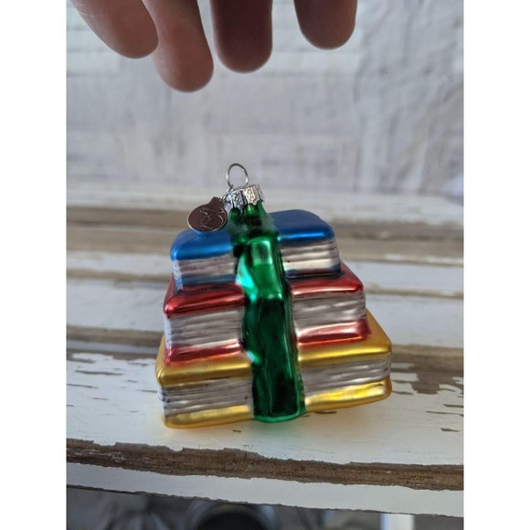 Dept 56 books reading school arithmetic ornament X - Picture 3 of 7